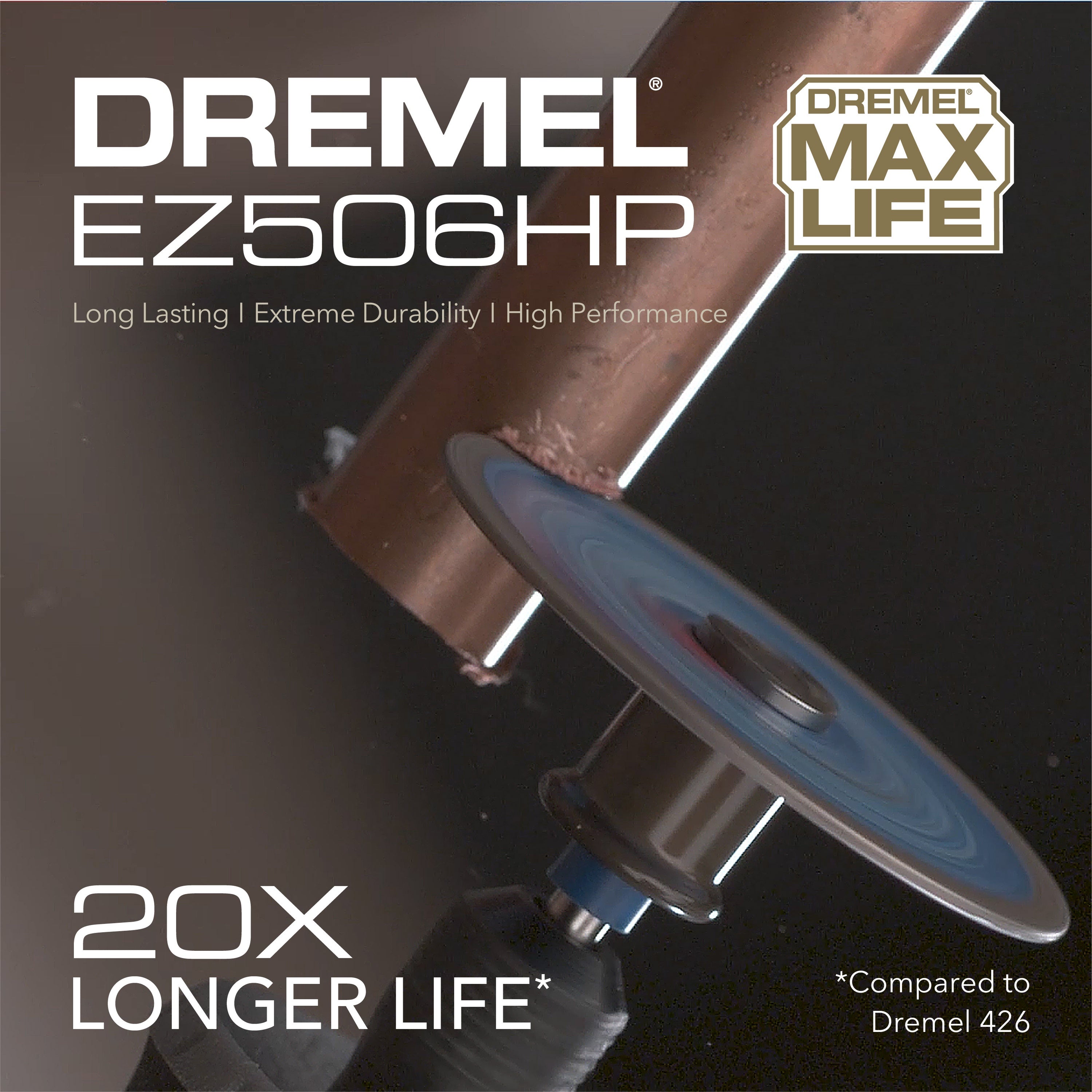 Dremel Premium Metal Cutting Wheel Max Life High Performance EZ506HP