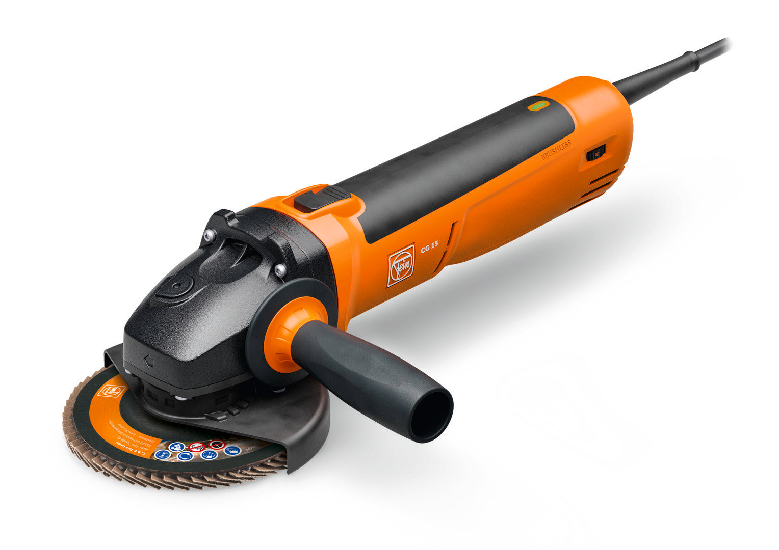 Fein 5 in. Compact Angle Grinder CG 15-125 BL INOX 72228660120