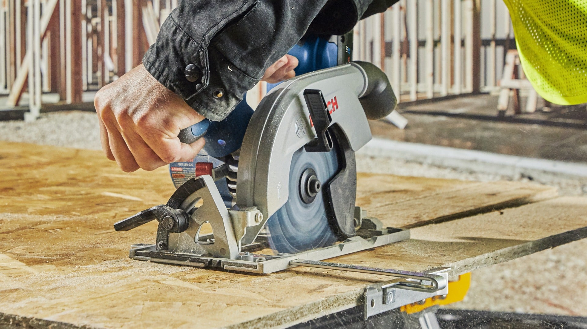 Bosch 18V 6-1/2" Blade Left Circular Saw w/ Battery GKS18V-22LB25