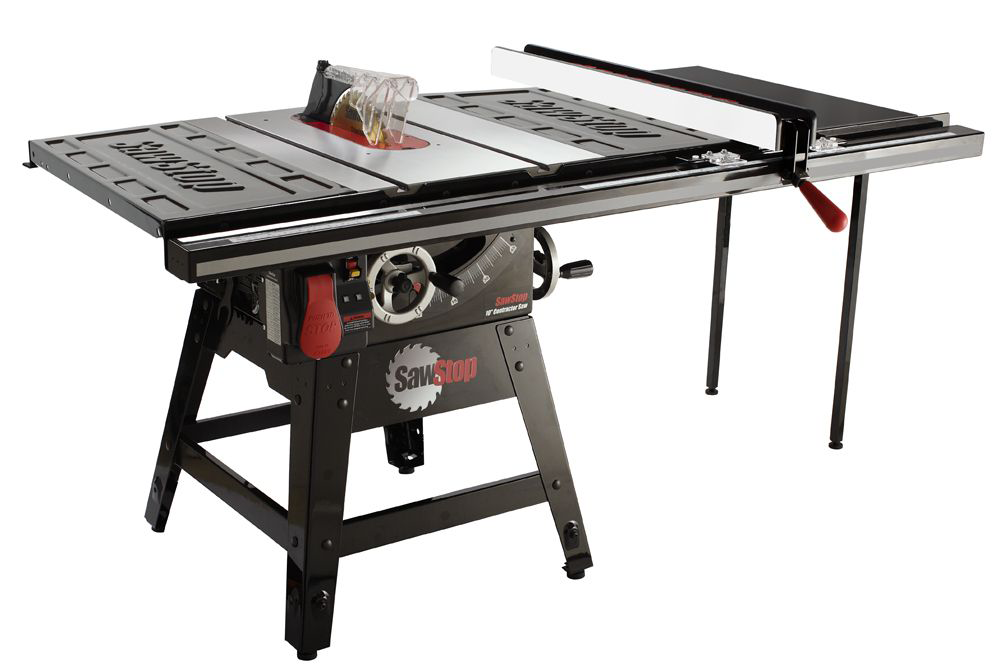 SawStop Contractor Table Saw 1.75HP, 115/230V, w/ 36in Pro Fence Assembly CNS175-TGP236