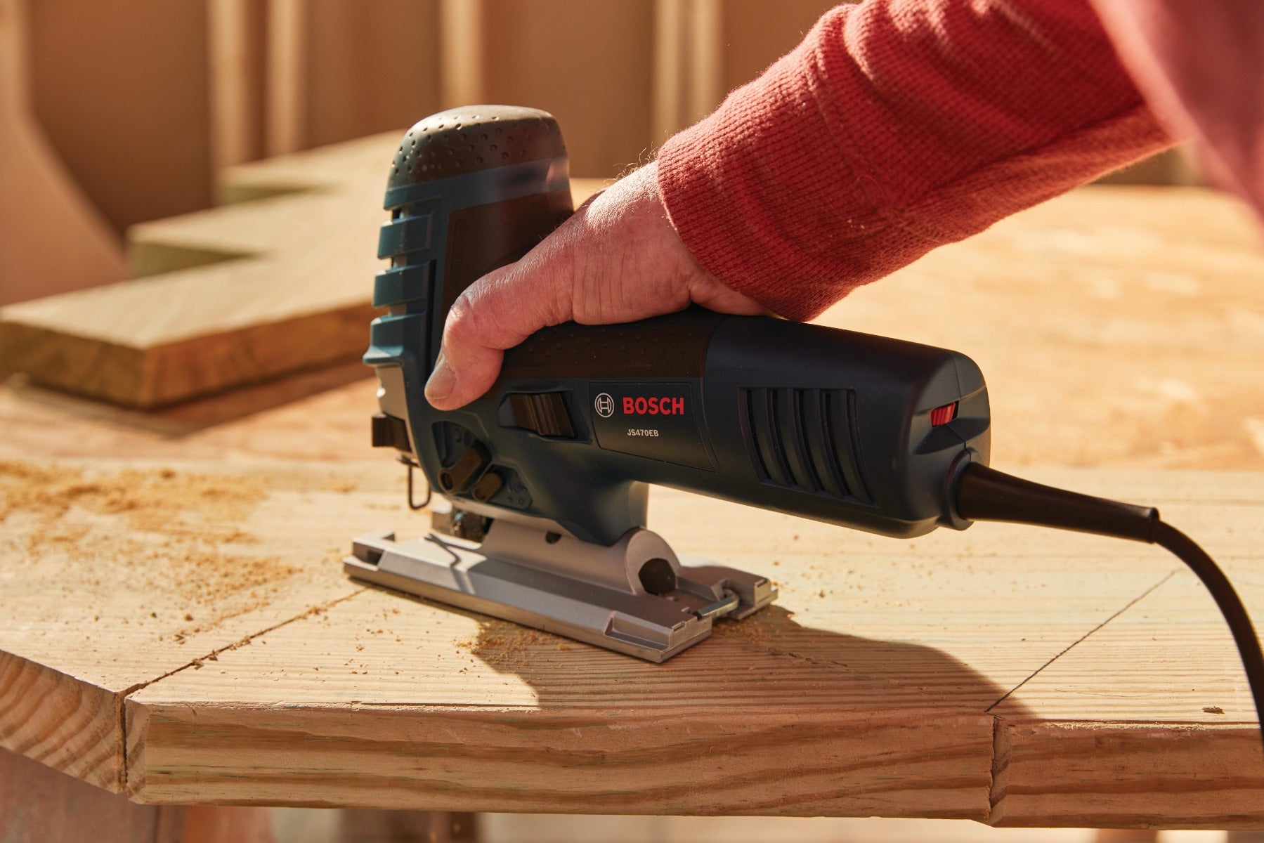 Bosch Barrel Grip Jigsaw, 7.0A JS470EB