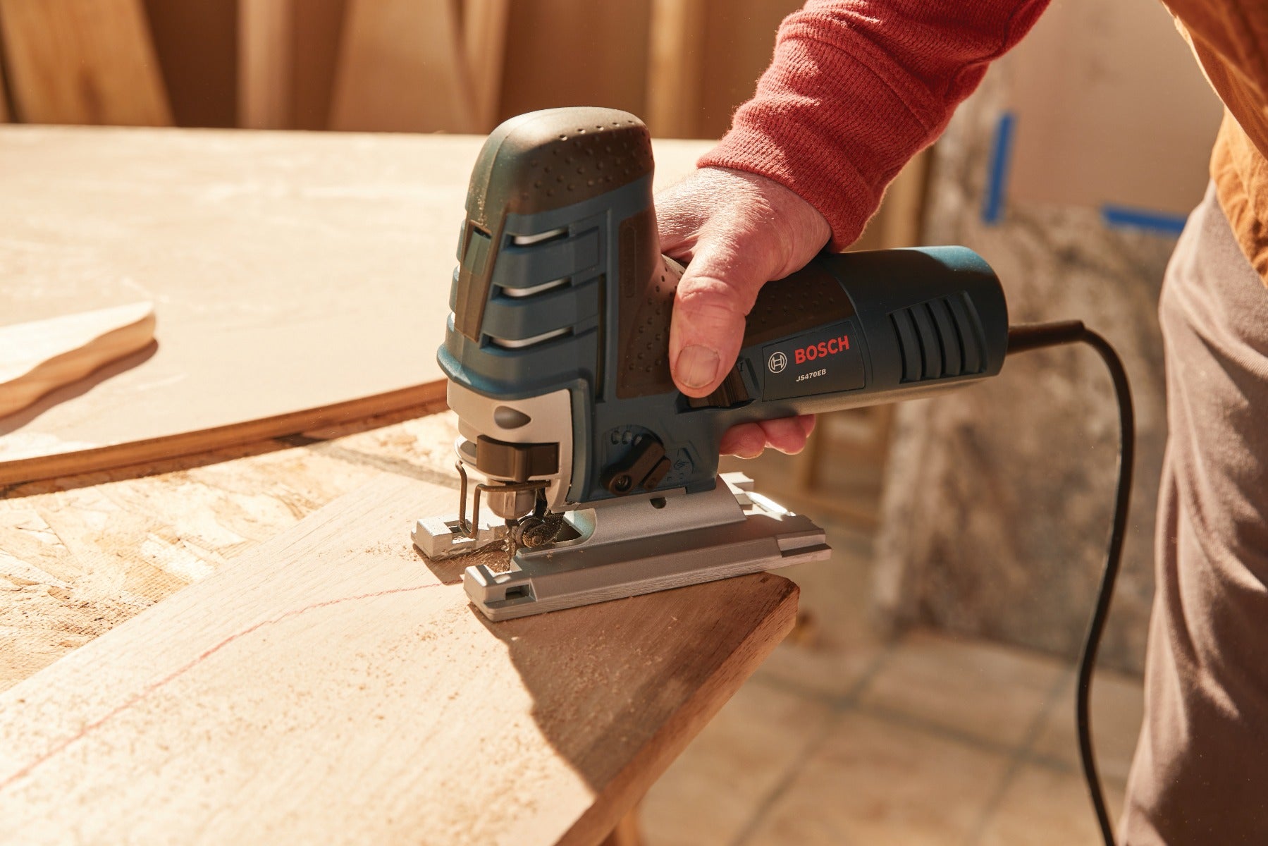 Bosch Barrel Grip Jigsaw, 7.0A JS470EB
