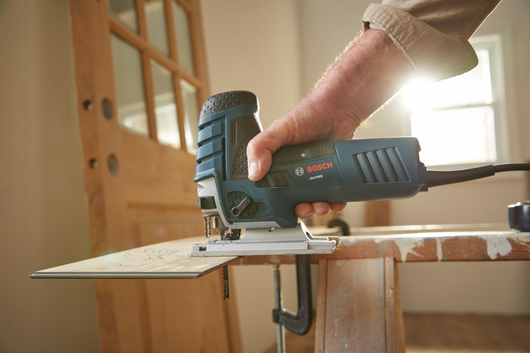 Bosch Barrel Grip Jigsaw, 7.0A JS470EB