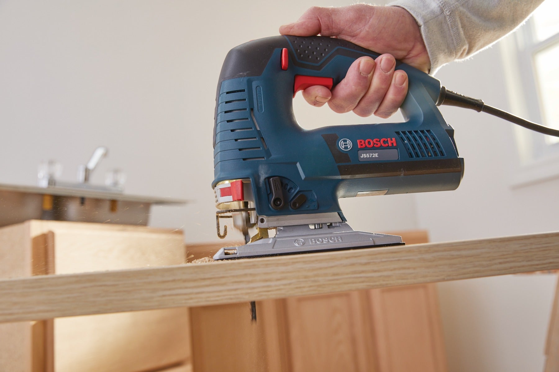 Bosch Top Handle Jigsaw w/ Case, 7.2A JS572EK