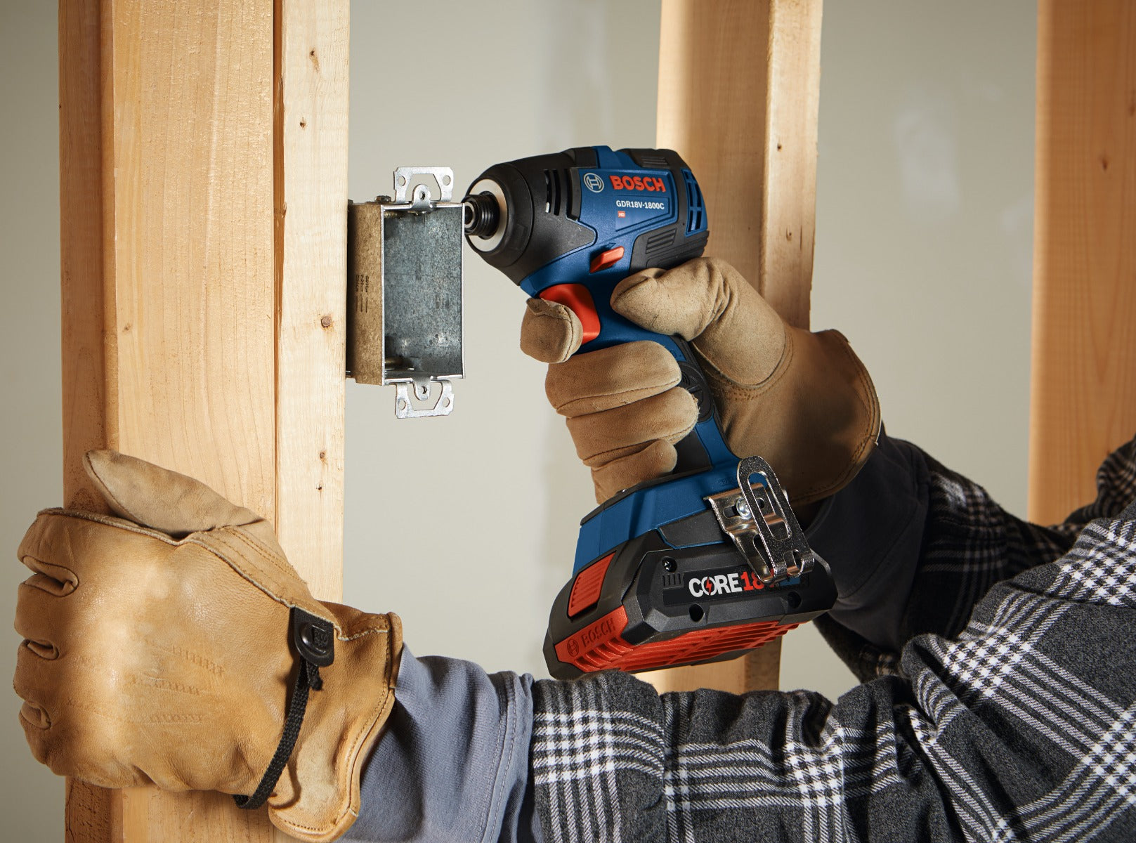 Bosch 18V Impact Driver w/ 2.0 Standard Power Battery GDR18V-1800B12