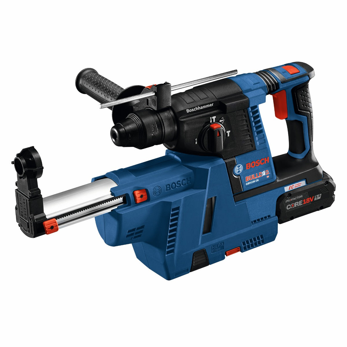 Bosch 18V Brushless 1" SDSplus D-Handle Rotary Hammer GBH18V-26DK24