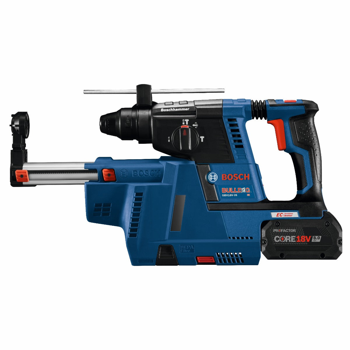 Bosch 18V Brushless 1" SDSplus D-Handle Rotary Hammer GBH18V-26DK24