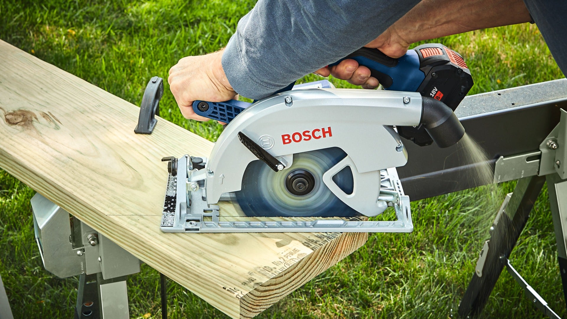 Bosch 18V Profactor 7-1/4" Blade Left Circular Saw w/Battery GKS18V-26LB14