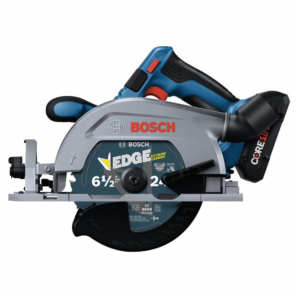 Bosch 18V 6-1/2" Blade Left Circular Saw w/ Battery GKS18V-22LB25