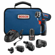 Bosch 12V FlexiClick 5-in-1 Drill Driver Kit, 2 Batteries GSR12V-140FCB22