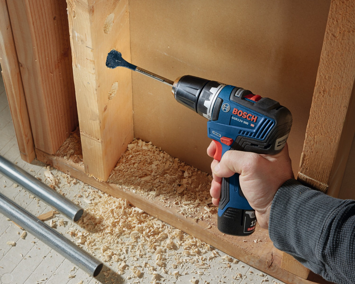 Bosch 12V Max Brushless Drill Driver (Bare) GSR12V-300N