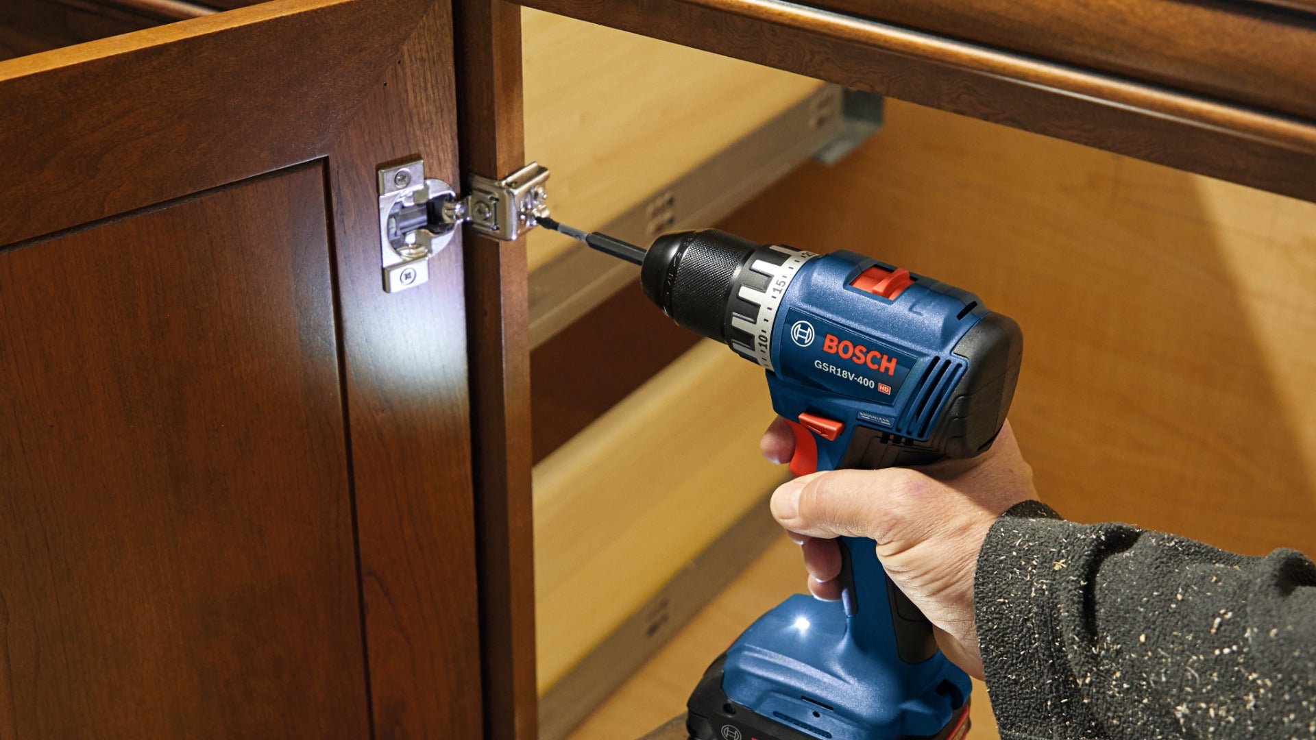 Bosch 18V Brushless Drill Driver w/ 2, 2.0 Batteries GSR18V-400B22