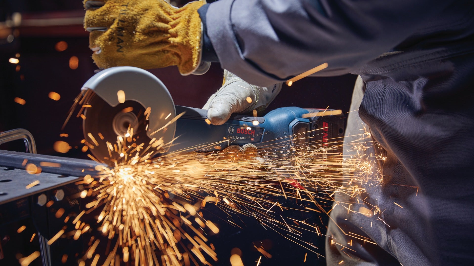 Bosch 18V 4-1/2 - 5" Paddle Switch Angle Grinder (Bare) GWX18V-10PN