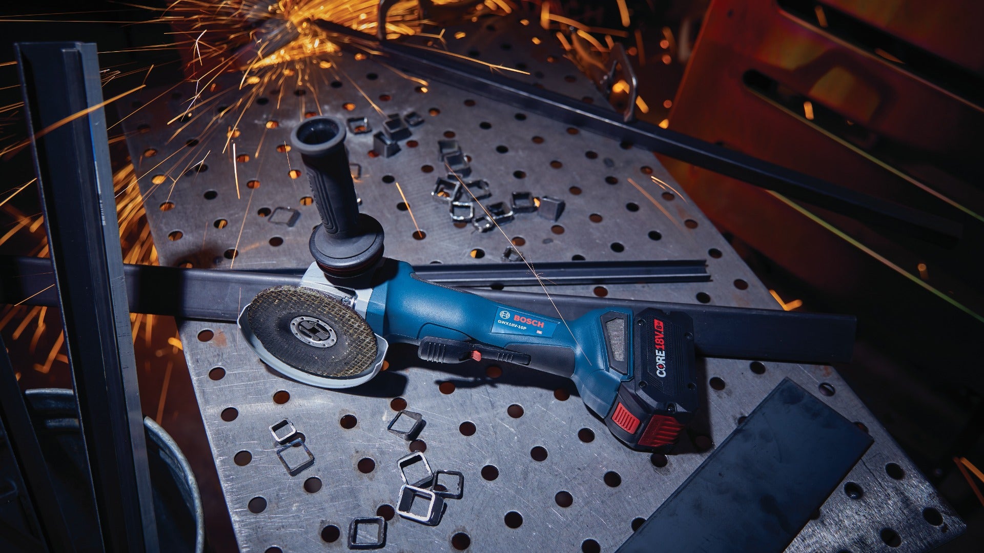 Bosch 18V 4-1/2 - 5" Paddle Switch Angle Grinder (Bare) GWX18V-10PN