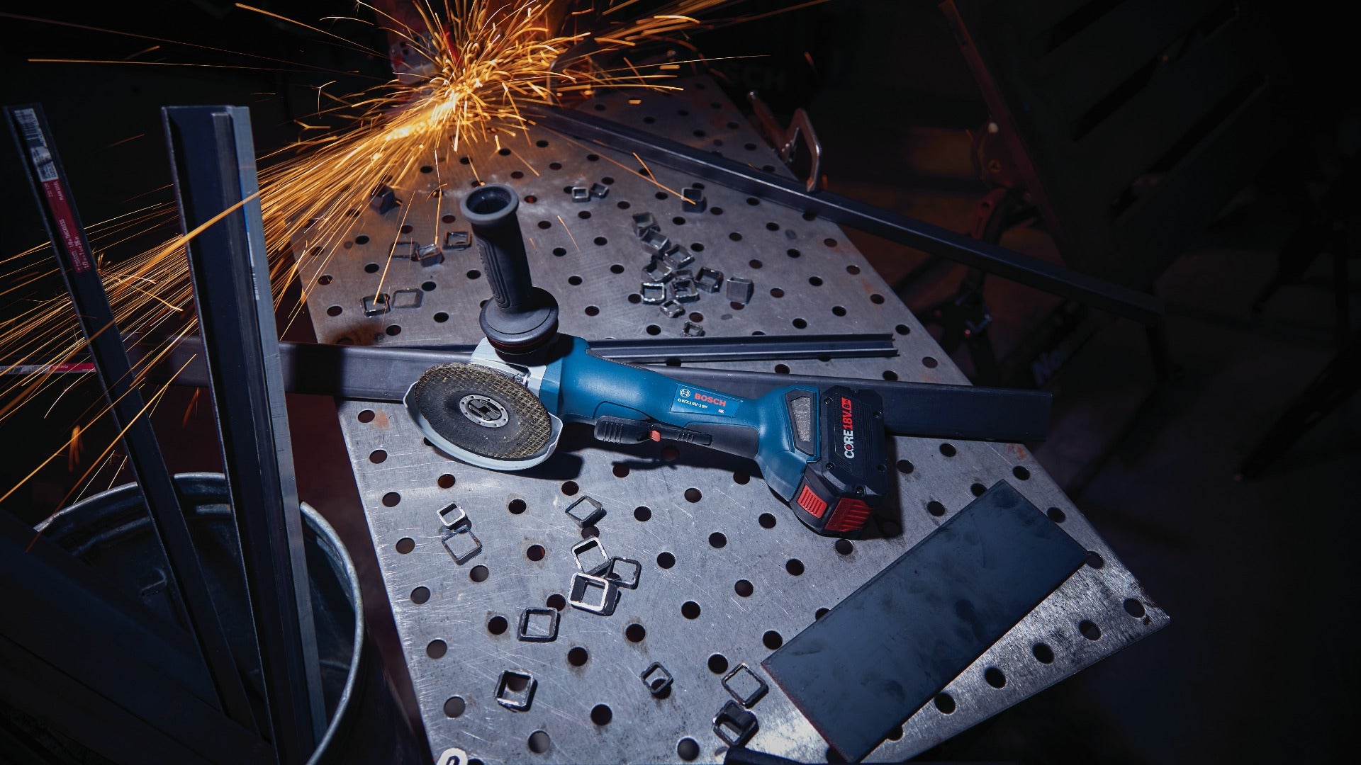 Bosch 18V 4-1/2 - 5" Paddle Switch Angle Grinder (Bare) GWX18V-10PN