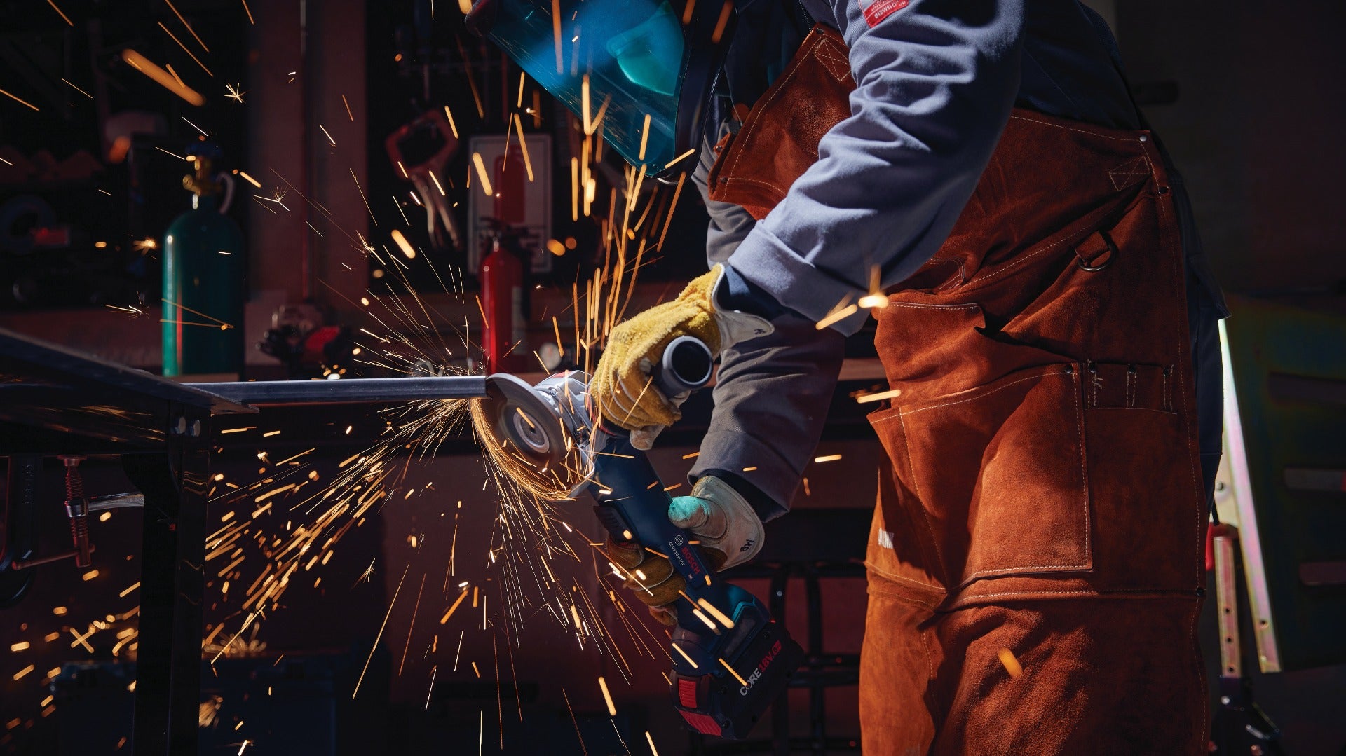 Bosch 18V 4-1/2 - 5" Paddle Switch Angle Grinder (Bare) GWX18V-10PN