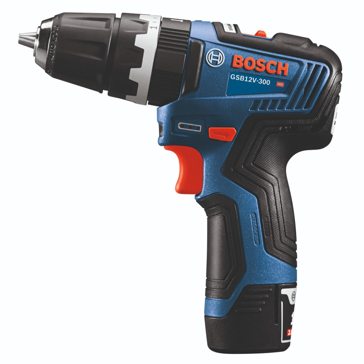 Bosch 12V Max Brushless Hammer Drill Kit w/ 2, 2.0 Batteries GSB12V-300B22