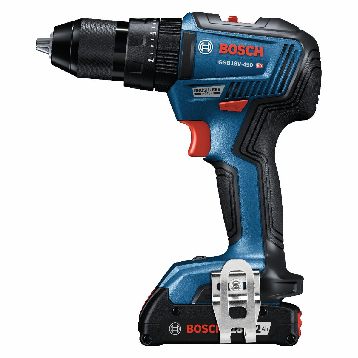 Bosch 18V Brushless Hammer Drill Driver w/ 2.0 Battery GSB18V-490B12