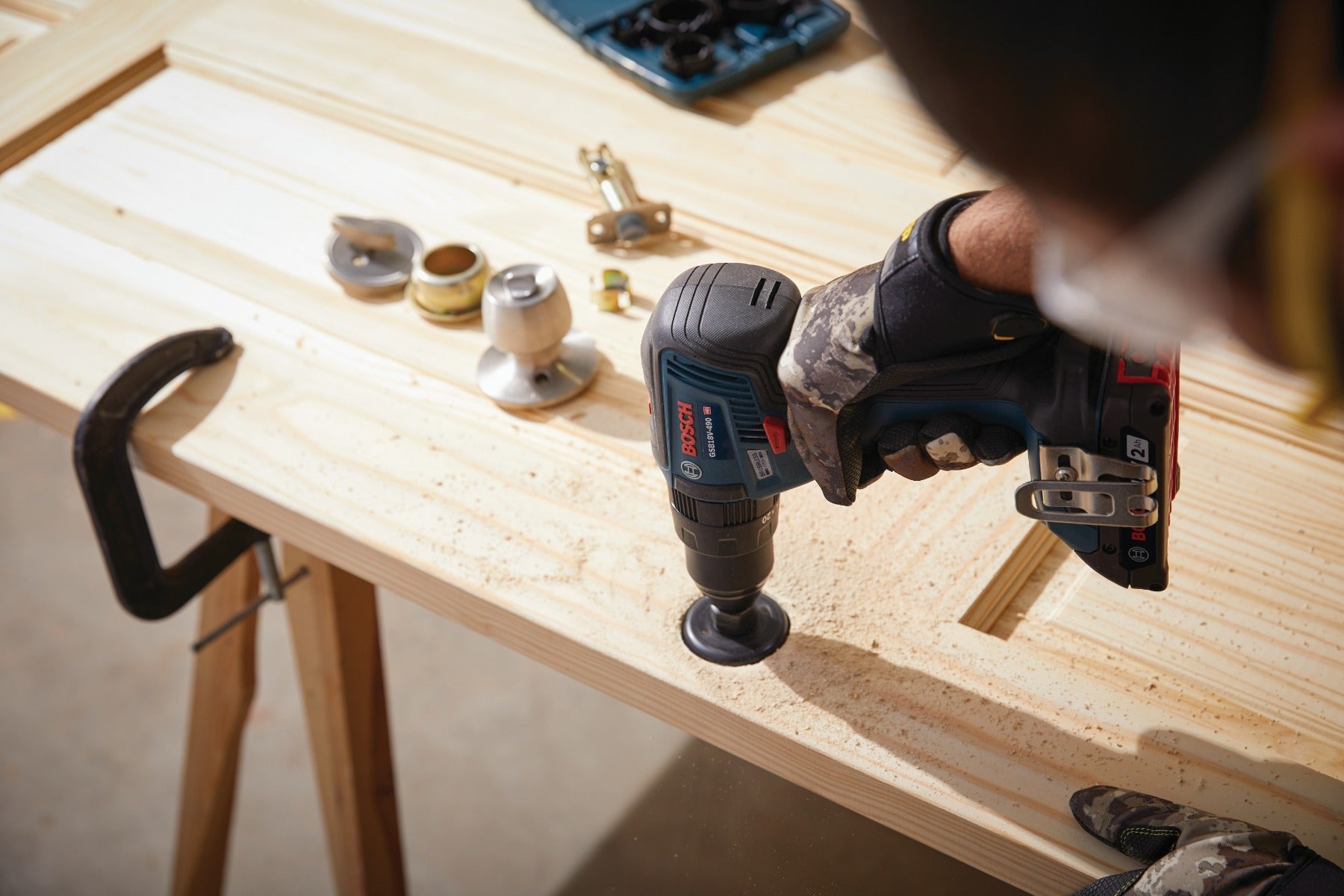 Bosch 18V Brushless Hammer Drill Driver w/ 2.0 Battery GSB18V-490B12