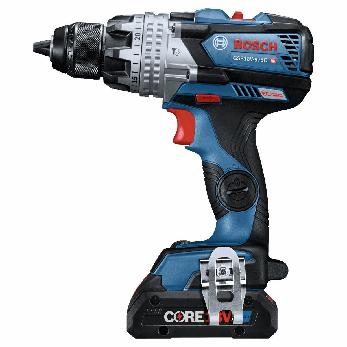 Bosch 18V 1/2" Hammer Drill/Driver w/ 2, 4.0 Ah Batteries GSB18V-975CB25
