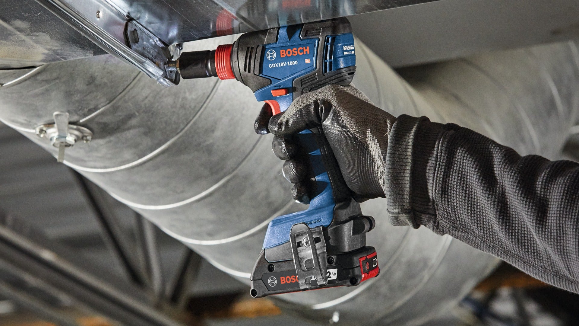 Bosch 18V Socket Ready Impact Driver Kit w/ 2.0 Battery GDX18V-1800B12