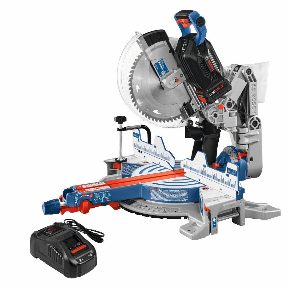 Bosch 18V Profactor 12" Dual-Bevel Glide Miter Saw Kit GCM18V-12GDCN14