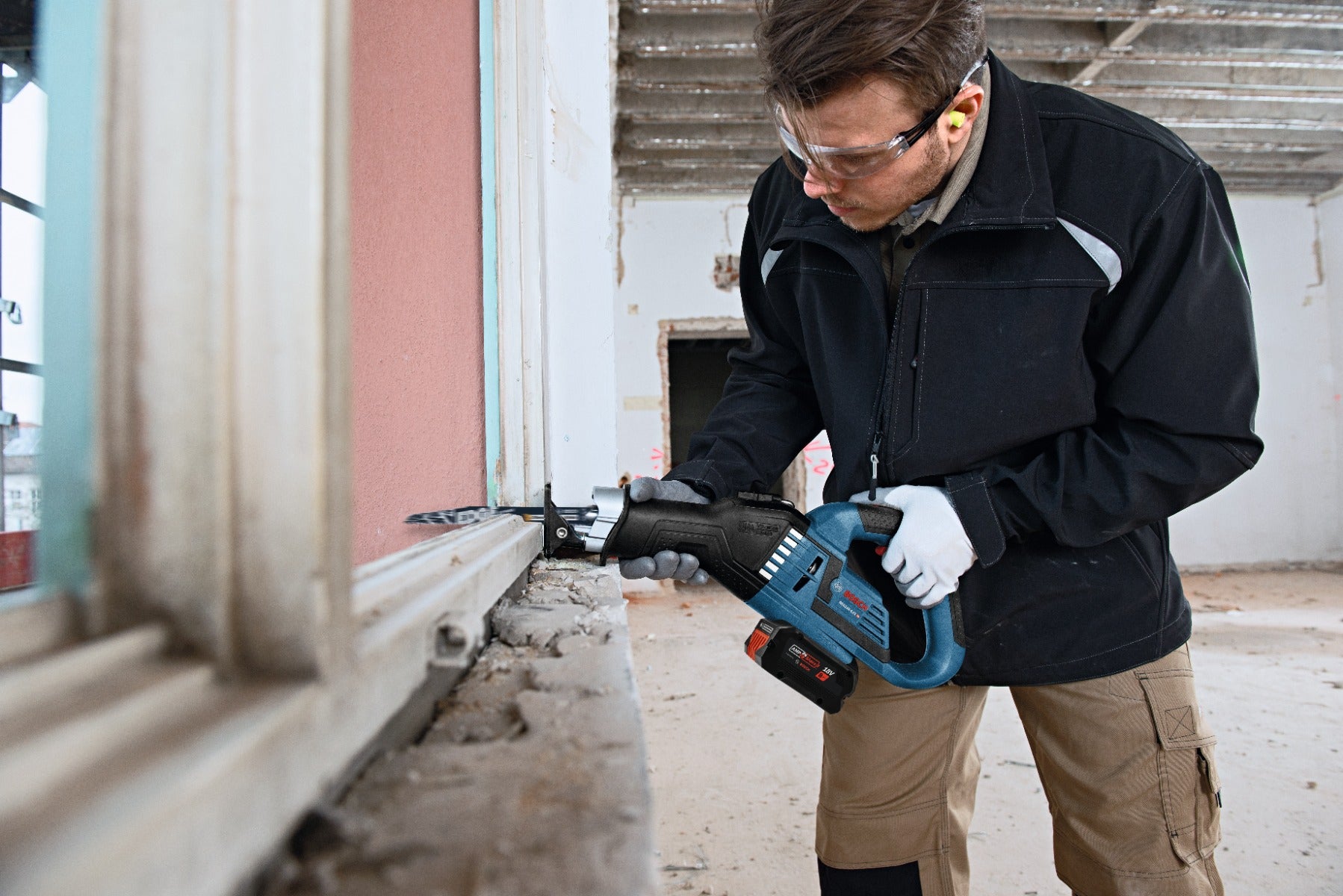 Bosch 18V Brushless 1-1/4" Multi-Grip Recip. Saw (Bare) GSA18V-125N