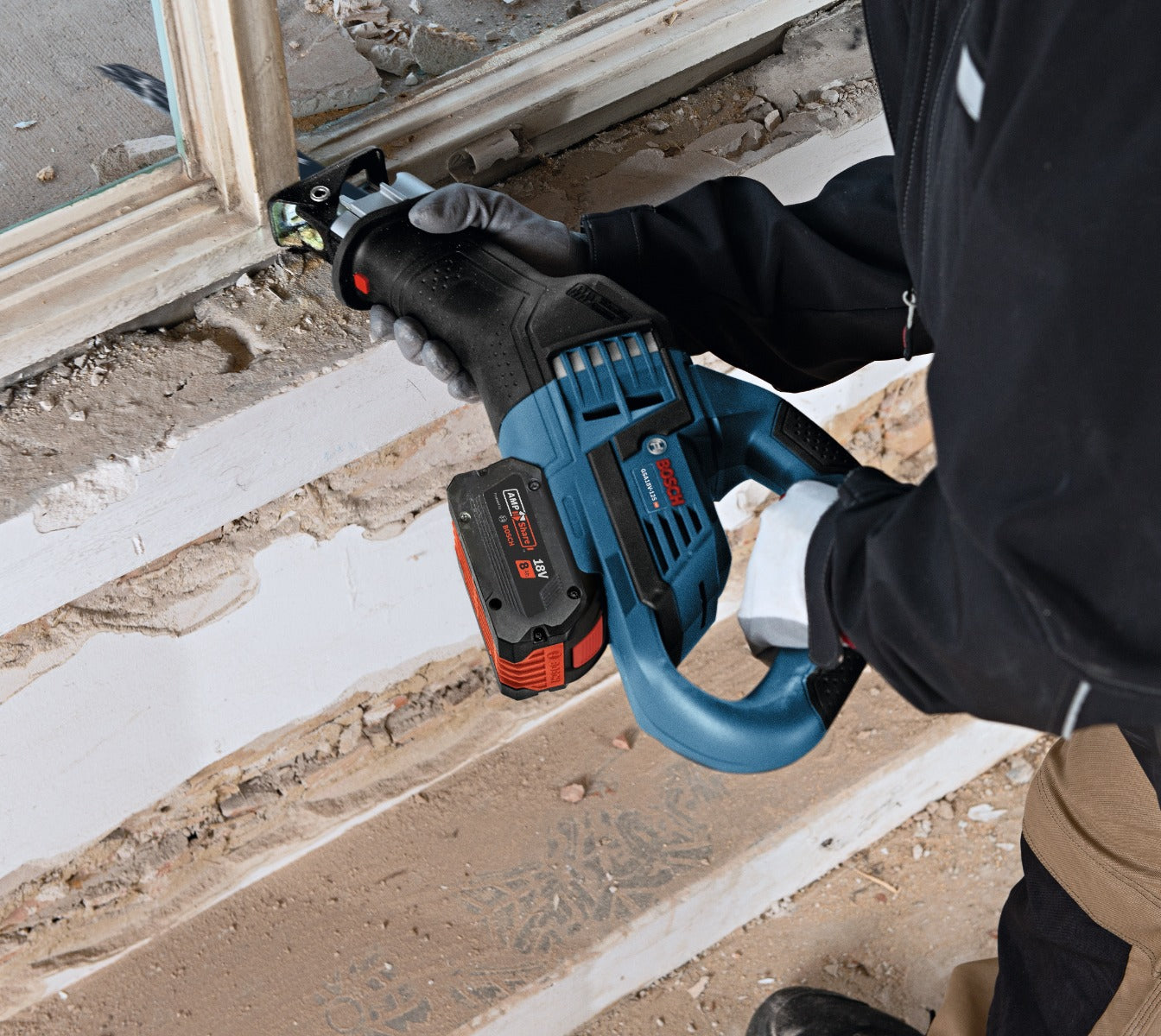 Bosch 18V Brushless 1-1/4" Multi-Grip Recip. Saw (Bare) GSA18V-125N
