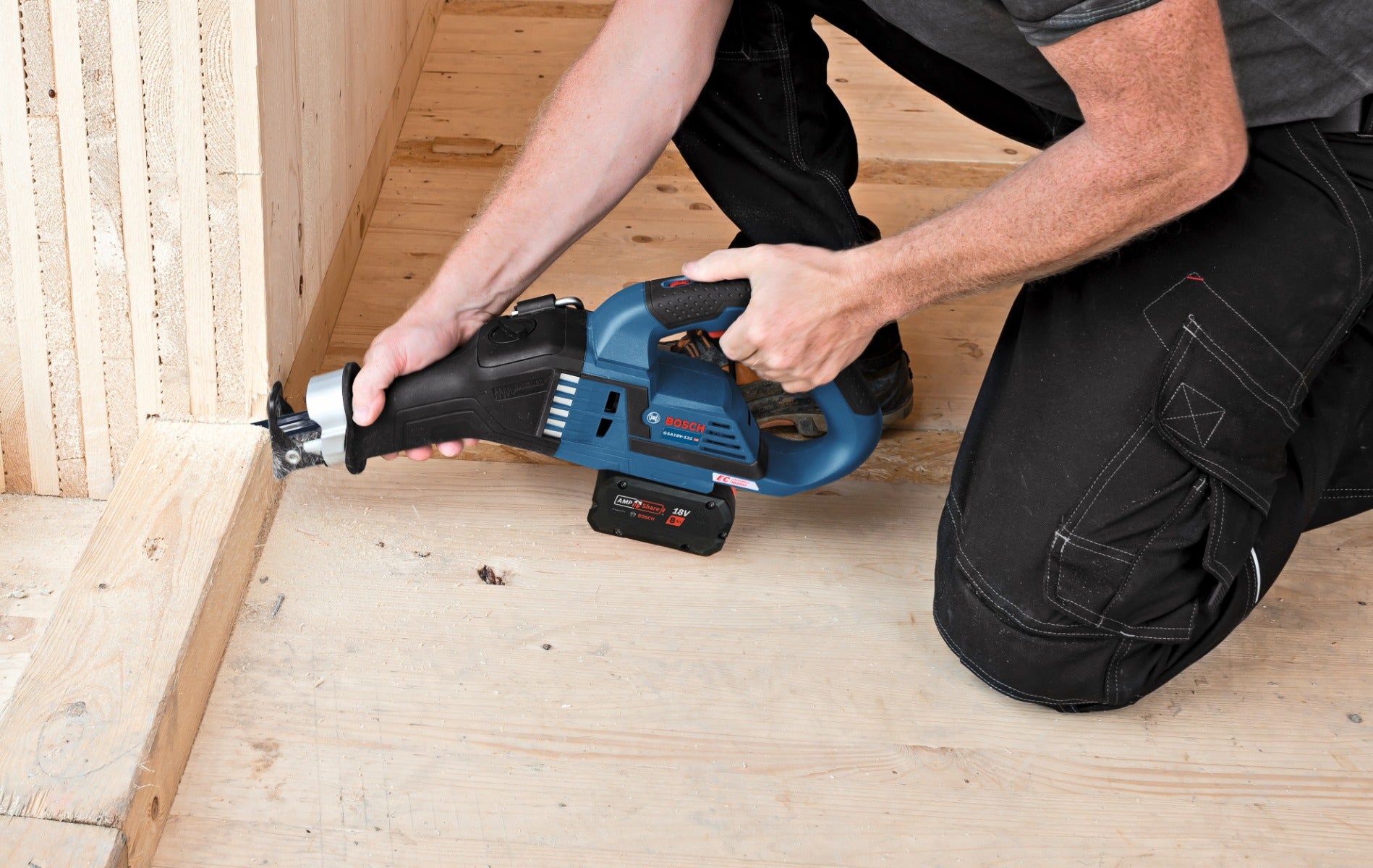 Bosch 18V Brushless 1-1/4" Multi-Grip Recip. Saw (Bare) GSA18V-125N