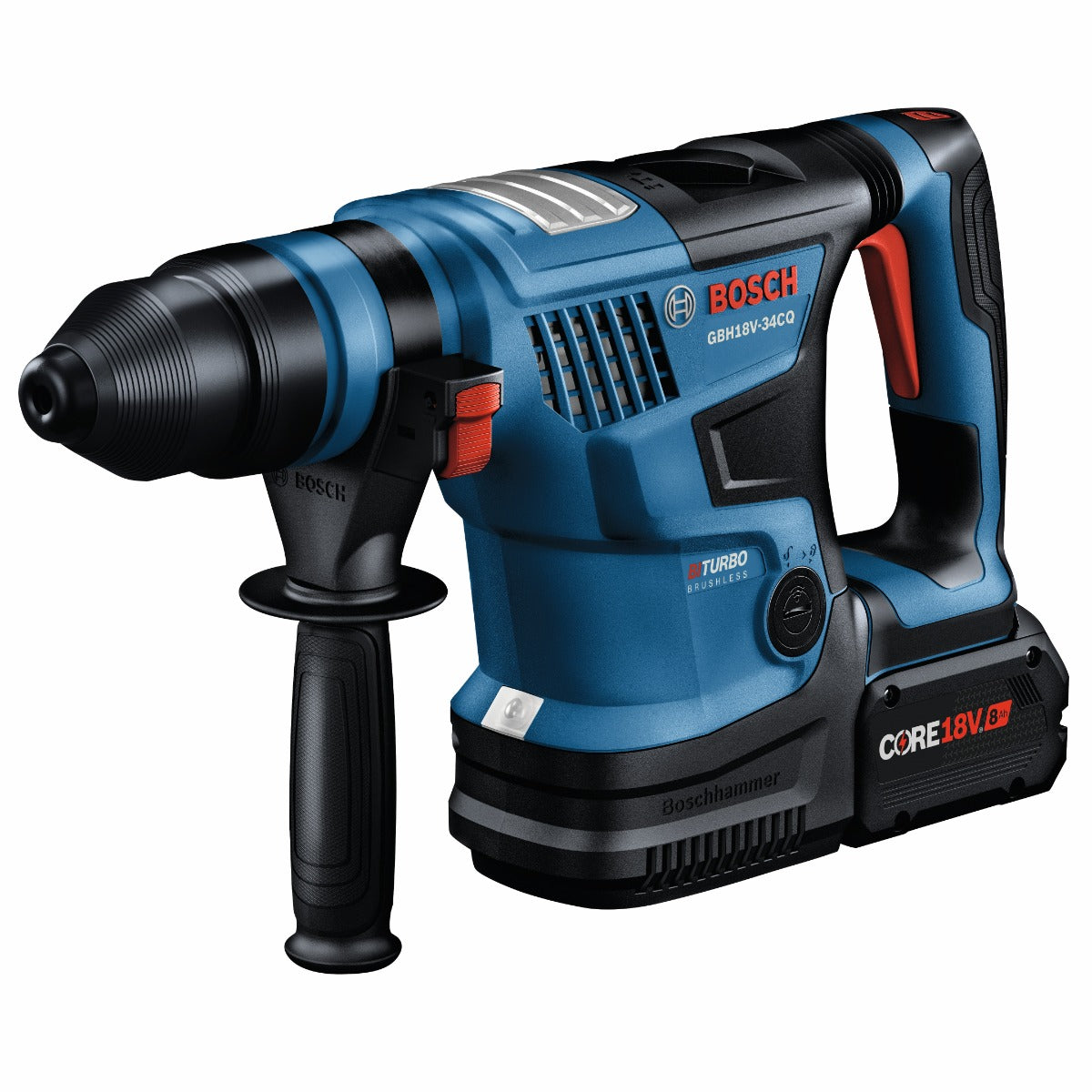 Bosch 18V 1-1/4 SDSplus Rotary Hammer w/ 2 Batteries GBH18V-34CQB24