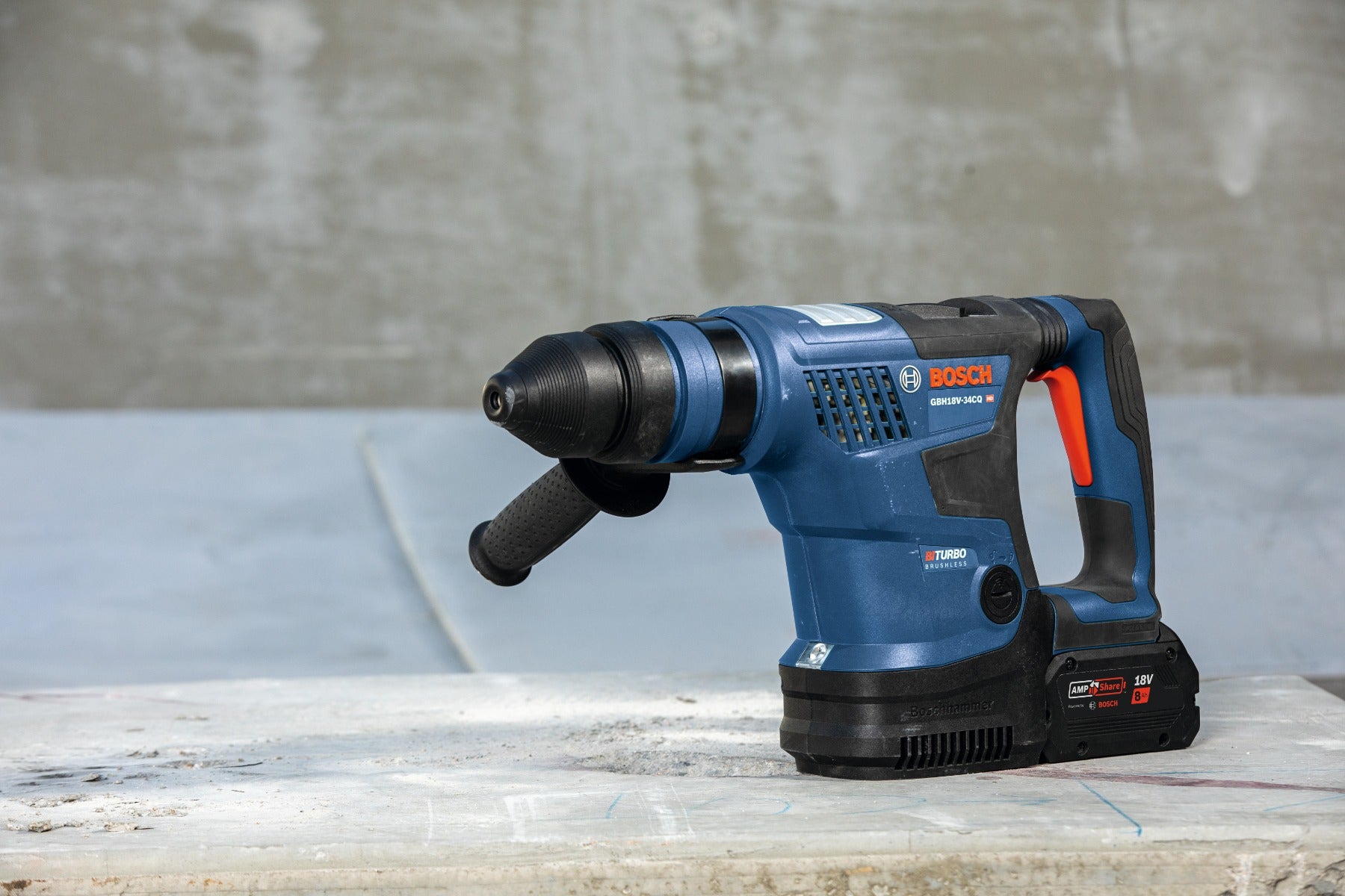 Bosch 18V 1-1/4 SDSplus Rotary Hammer w/ 2 Batteries GBH18V-34CQB24
