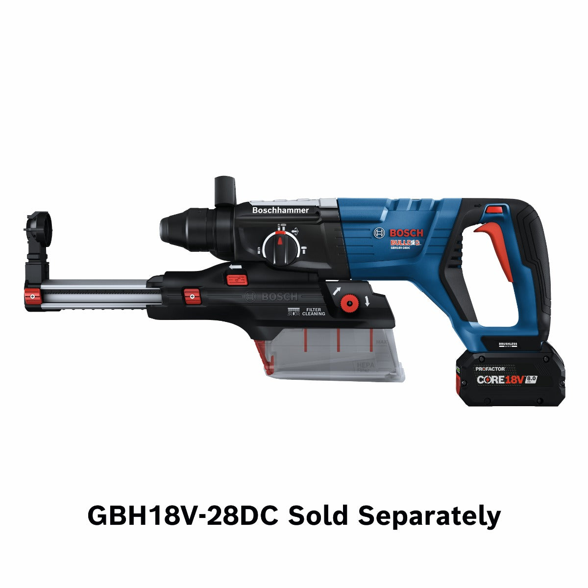 Bosch 1-1/8" Dust Extractor GDE28D