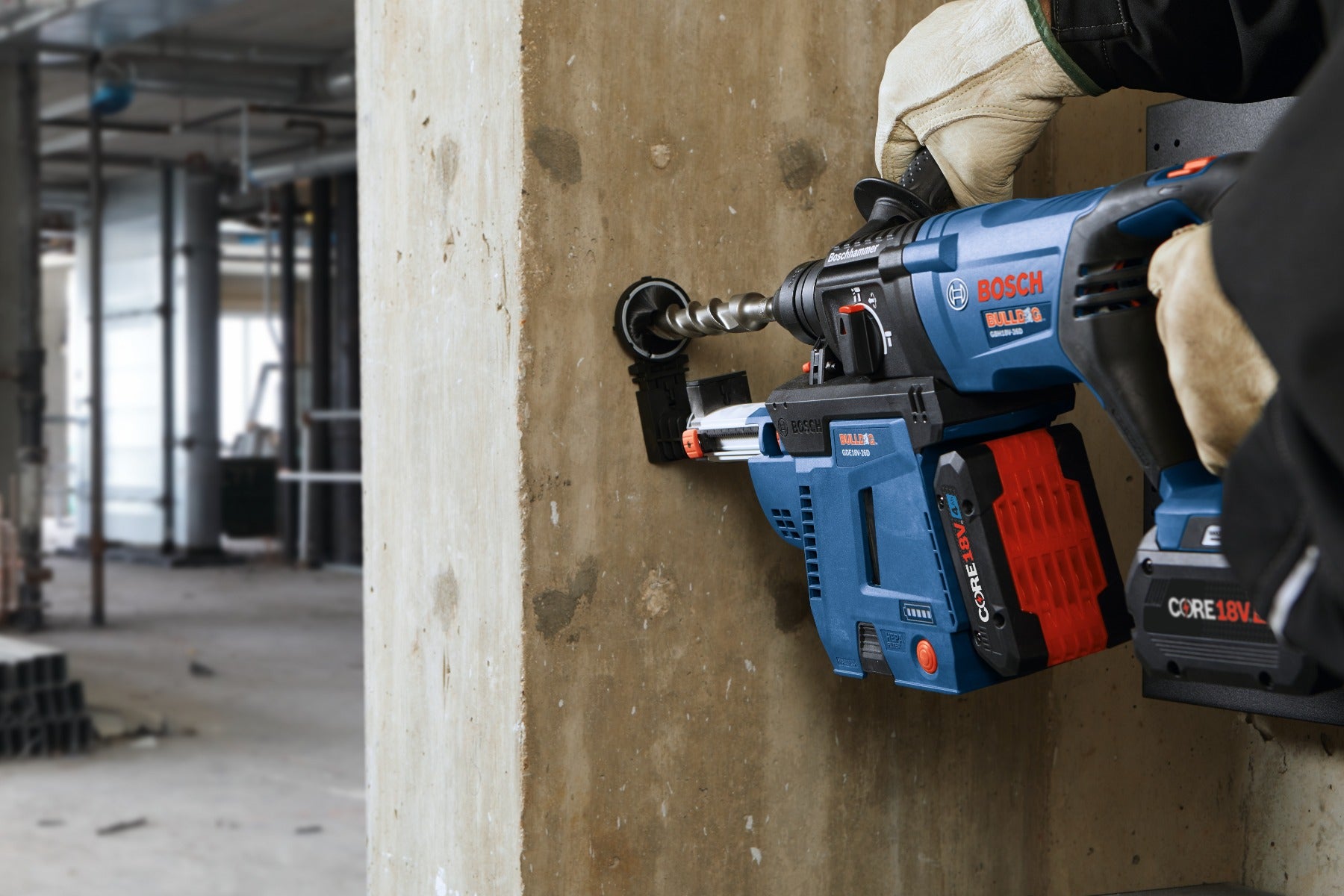Bosch 18V 1" SDSplus D-Handle Rotary Hammer w/ Battery GBH18V-26DK15