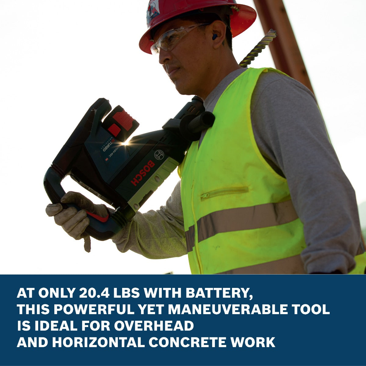 Bosch 18V PROFACTOR 1-7/8 in. SDS-max Rotary Hammer Kit with (2) 12.0Ah Batteries GBH18V-45L212