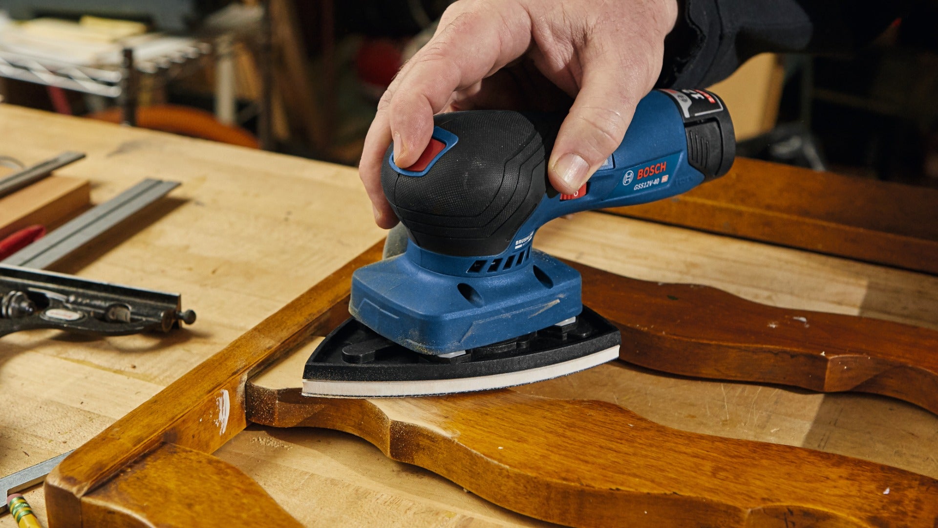 Bosch 12V Max Brushless 1/4-Sheet Orbital Sander (Bare) GSS12V-40N