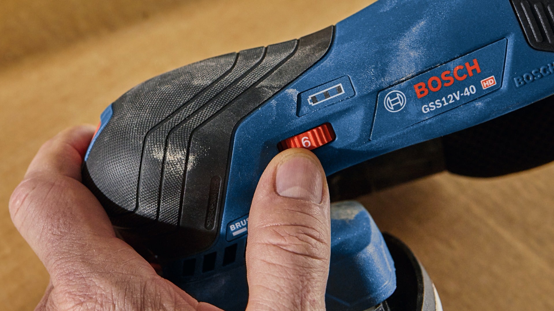 Bosch 12V Max Brushless 1/4-Sheet Orbital Sander (Bare) GSS12V-40N