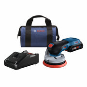 Bosch 18V Brushless 5 in RO Sander with 40 Ah CORE Compact Battery GEX18V-5B15