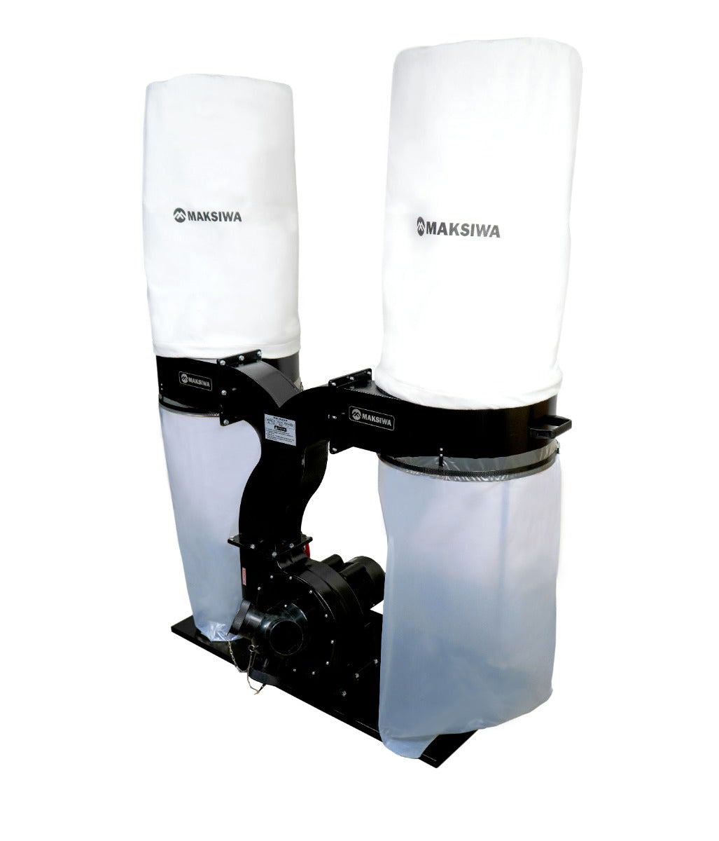 Maksiwa Dust Collector, 3HP, 3 Entries, 1 Phase CPD/3.C