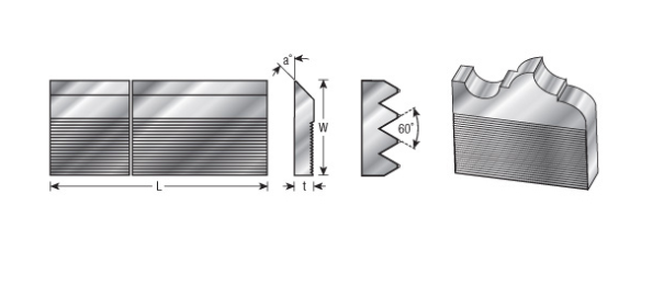 Amana Tool 25 in x 2-3/4 in x 1/4 in 60 Degree M-2 CSK-160