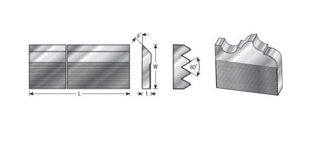 Amana Tool 25 in x 2-1/2 in x 5/16 in 60 Degree M2 CSK-350