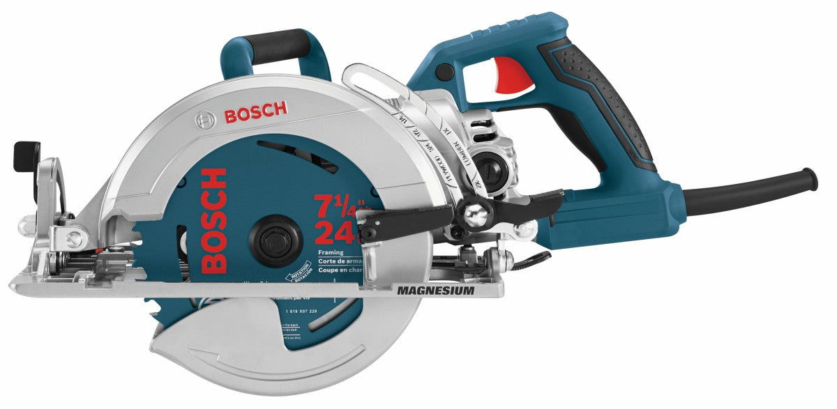 Bosch 7-1/4" Blade-Left Worm-Drive Circular Saw, 15A CSW41