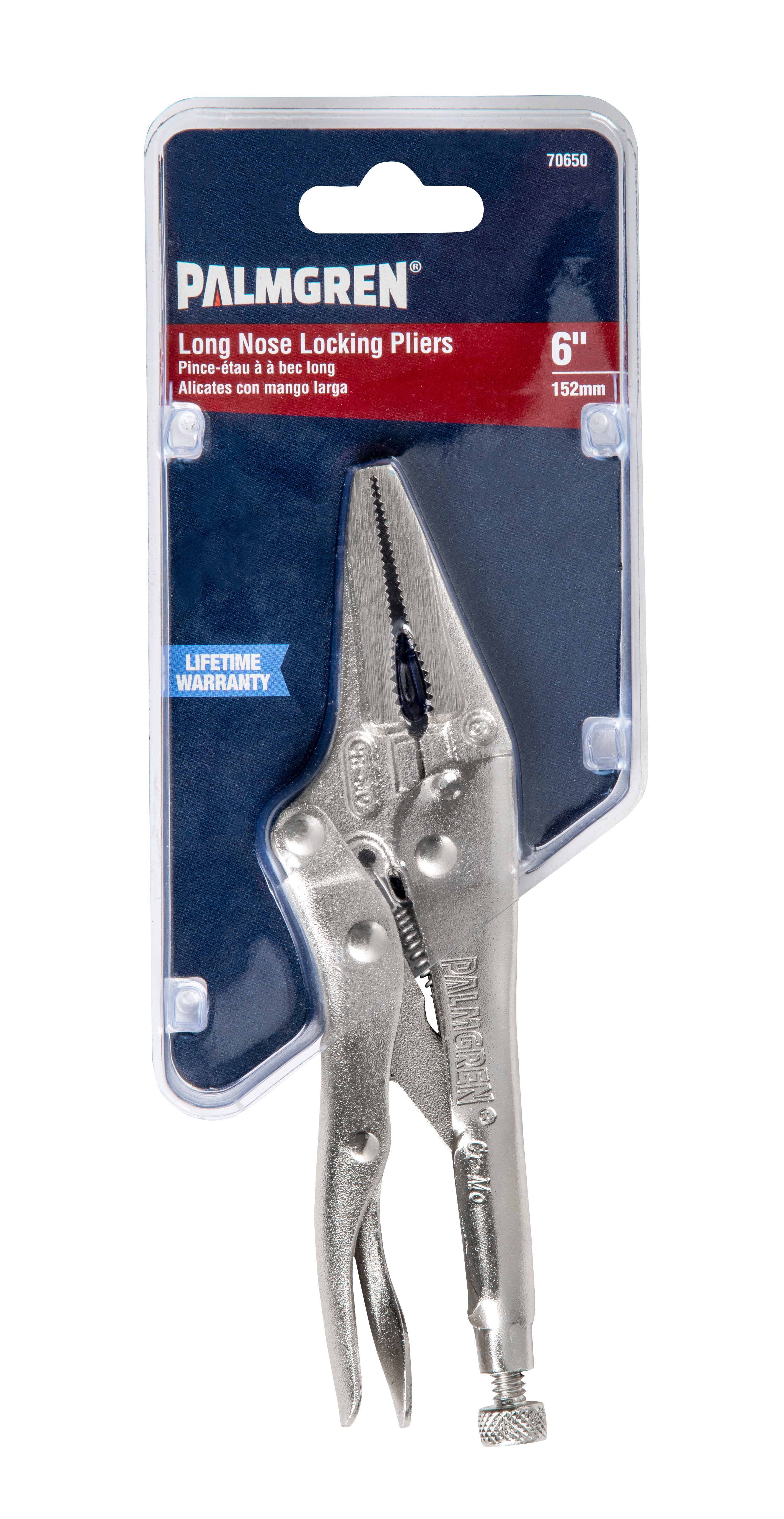 Palmgren 6" Long Nose Locking Plier 70650