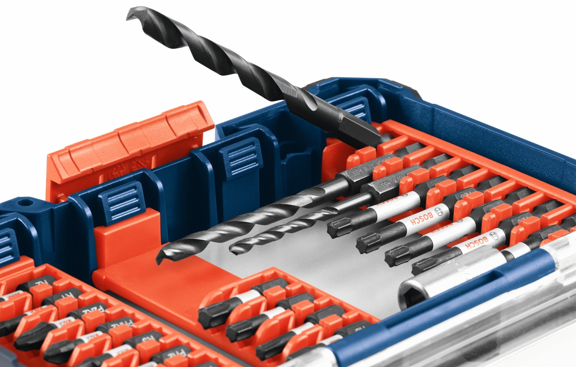 Bosch 4 pc Phillips, Square/Torx2.5" Double-End Bits w/ Clip CCSDEV2504