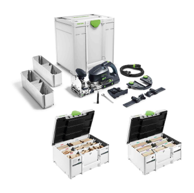 Festool Domino XL Joiner DF 700 Sys3 Set w/ Systainer Assortments 576431576792K