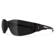 Edge Eyewear Viso Safety Glasses, Black Frame, Smoke Lens CV116