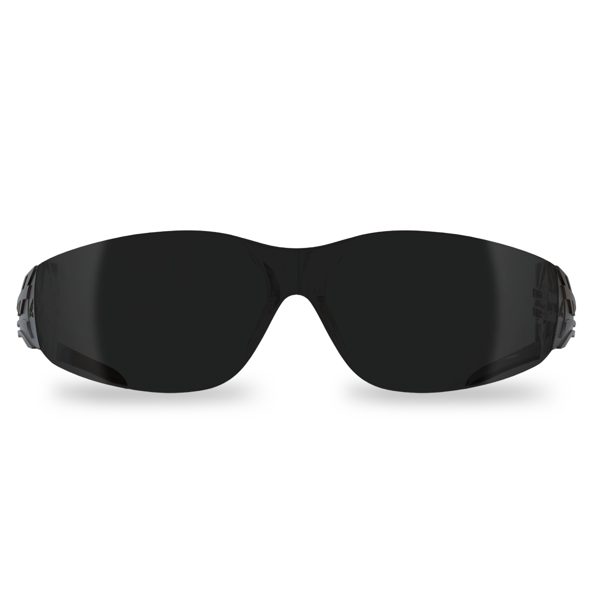 Edge Eyewear Viso Safety Glasses, Black Frame, Smoke Lens CV116
