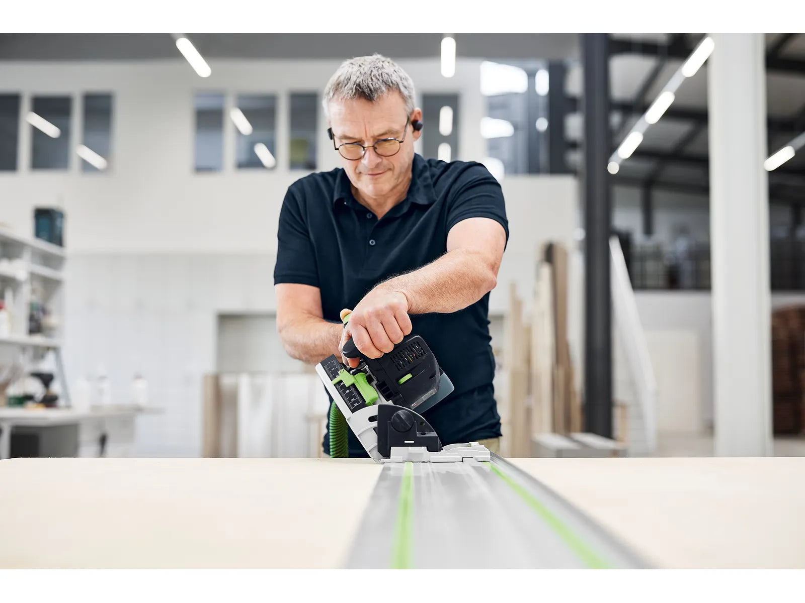 Festool 18V 6-1/4 in. Cordless Track Saw TSC 55 KS-Basic (Bare Tool) 577991