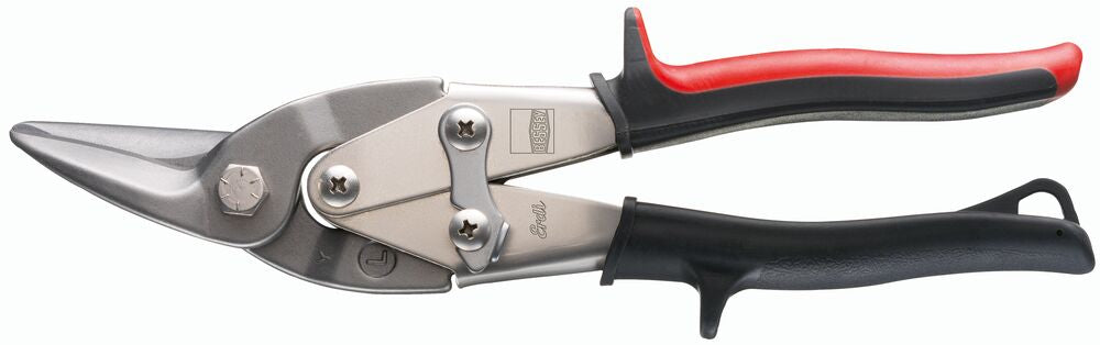 Bessey Tools 9-1/2 in. Compound Leverage Aviation Snips, Left Cut, 18 Ga. Capacity D16L