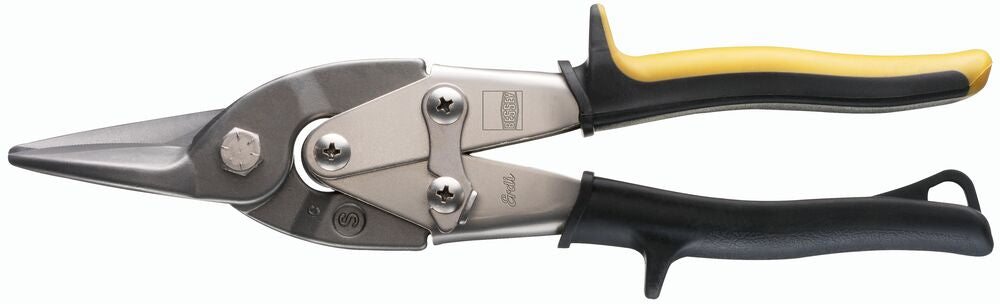 Bessey Tools 9-1/2 in. Compound Leverage Aviation Snips, Straight Cut, 18 Ga. Capacity D16S