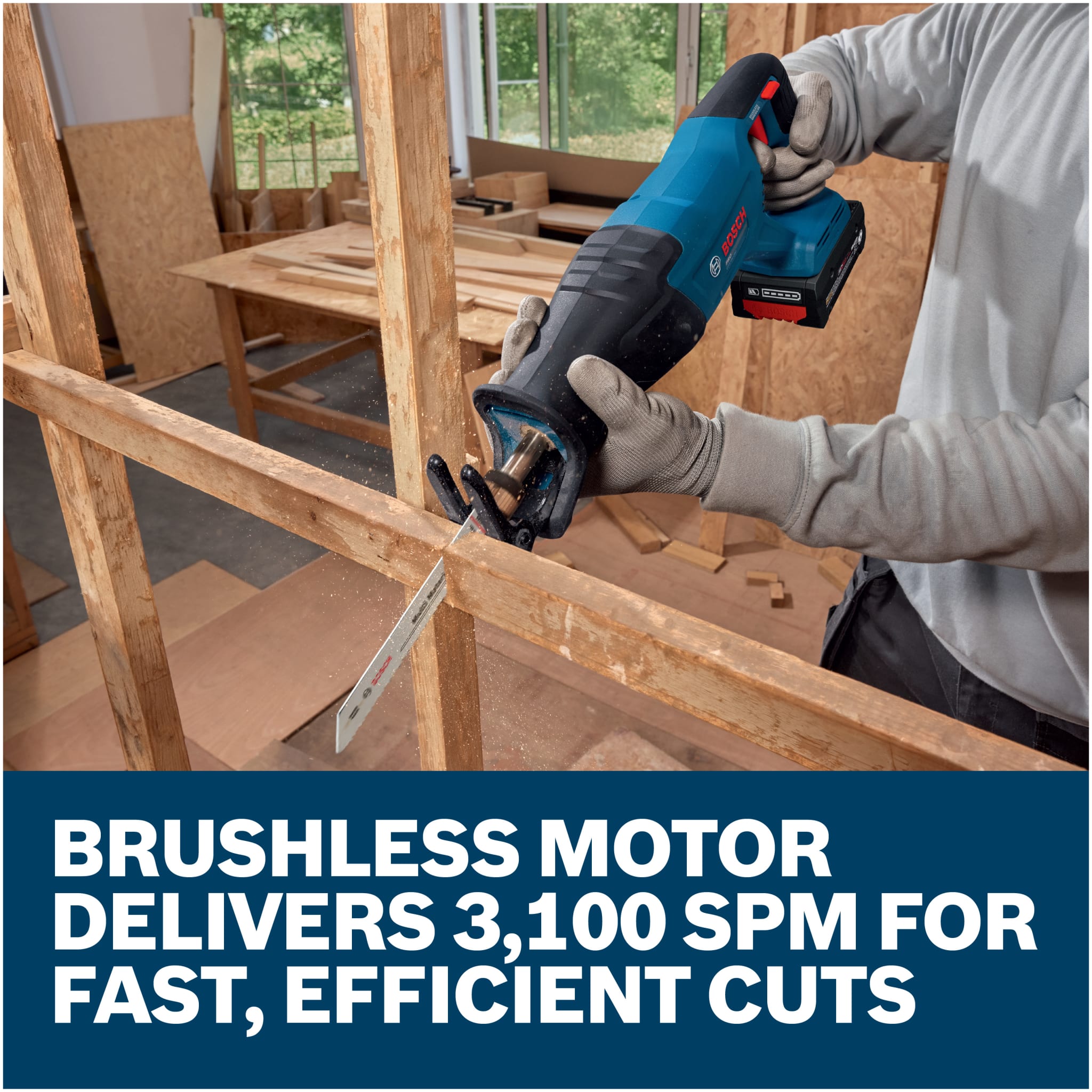 Bosch 18V Brushless Reciprocating Saw GSA18V-280N